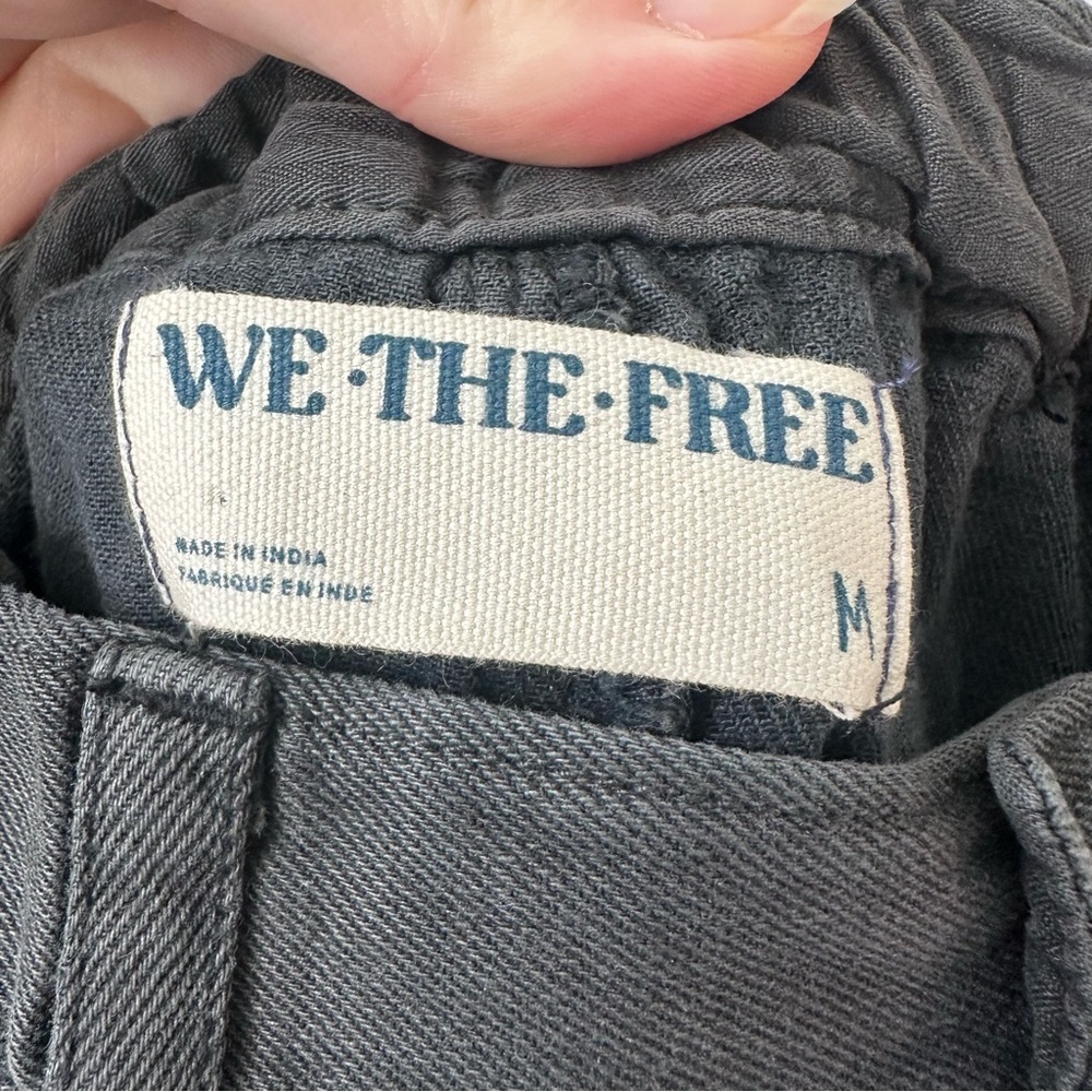 FREE PEOPLE MOVEMENT LAST WORD PARACHUTE PANTS WASHED BLACK SZ M - Picture 6 of 10